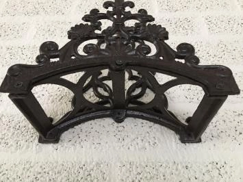 Wasserschlauchhalter aus Gusseisen - schwarz - romantisch